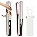 Glätteisen - 2 in 1 Glätteisen Locken und Glätten | Hair Straightener Kabellos | Ceramic Straight Klein für alle Haartypen | Gute Handhabung, Starker Akku, Frizz Reduzieren, Schnell Heiß（160-200℃）