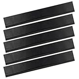 BIUDECO Tiras de Goma Recambio para Limpiacristales 25 Cm, 5 Unidades, Caucho Duradero Resistente al Desgaste, Recambio para Escobilla de Goma en Ventanas y Puertas de Ducha, Limpieza
