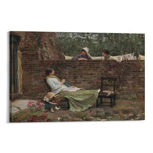 Toile suspendue Waterhouse The Good Neighbor pour habiller un mur vide 60x90cm
