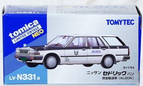 ■トミカリミテッドヴィンテージ■LV-N331a 日産セドリック バン 現金輸送車（ALSOK）のサムネイル