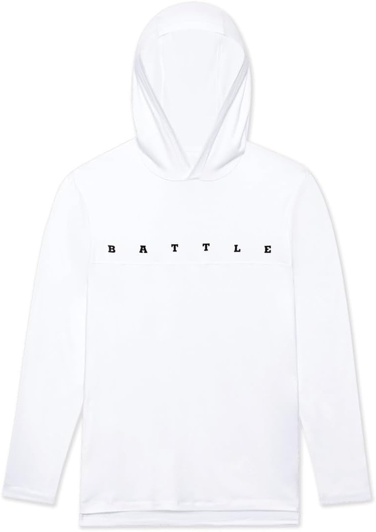 Battle Sports Hitch Lightweight Performance Hoodie, Athletic Fit, 4-Way Stretch, Moisture Wicking, UV Protection