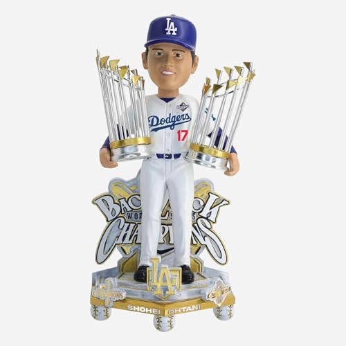 Shohei Ohtani Los Angeles Dodgers 2025 Back To Back World Series Champions Celebration Bobblehead MLB