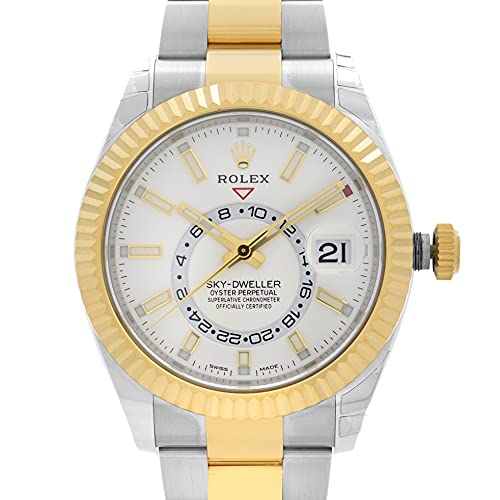Rolex Oyster Perpetual Sky-Dweller Automatic Men's Two-Tone Watch 326933WSO2