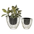 Deco 79 Contemporary Metal Planter