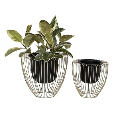 Deco 79 Contemporary Metal Planter