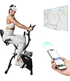Amazon.co.uk VRAi Fitness SmartXBike Pro 4-in-1 Exercise Bike Folding Indoor Cycling Fitness Bike with Magnetic Auto Resistance, FTP Power Training for Home Gym, Bluetooth Smartphone App Compatible with Kinomap, VZfit VR #ad #ad
