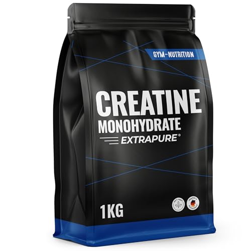 Creatine monohydraat poeder 1 kg / 1000 g - Ultra zuiver creatine monohydraat met inuline - Hoge dosering - Extra zuiver creatine monohydraat - Creatine poeder monohydraat - Veganistisch jaarvoorraad