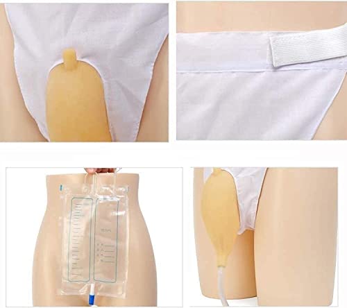 GKH2 Comfortable Urine Collector, Proof Spill, No Smell, Portable Wearable Urinal System with 1000ml Collection Urine Bag, for Man Woman Old-Man,Lady - Thumbnail 3