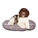 Ferplast - Cama para Perros y Gatos - Cojín para Perros medianos - Colchón para Perros - Colchoneta para perreras y Coches - Relax, 78 x 50 CM, Marron