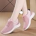 Womens Orthopedic Bowling Sneakers Shoes, Lightweight Tennis Walking Shoes Womens Lightweight Fashion Sport Sneakers Casual Walking Athletic Non Slip (Pink-C,7.5-8)