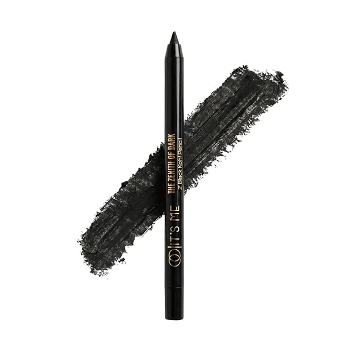 It’s Me Black Kajal Pencil for Women – Intense Black Pigment, Long Lasting, Smudge Resistant, Smooth Glide Formula, Waterp...