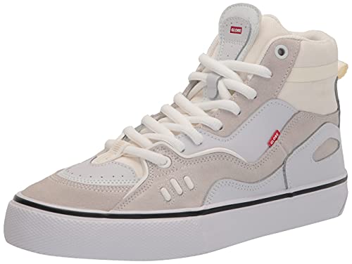 Globe Mens High Top Skate Shoe, White/Montano, 9.5 Us #TOP19