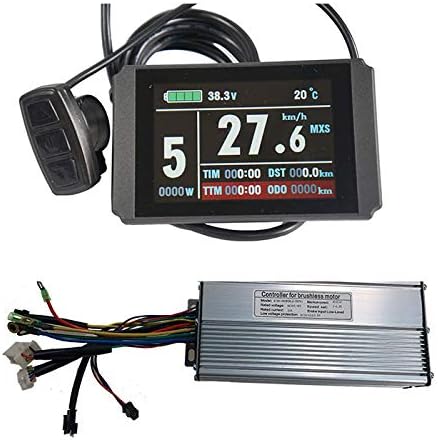 NBPOWER 48V 40A 1500W 2000W Brushless Sine Wave KT Controller with KT LCD8H Color Dsiplay,E-Bike Hub Motor Controller for Electric Bicycle Kit.