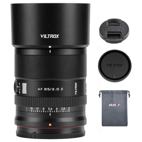 VILTROX 85mm f/2.0 F2.0 Z STM Auto Focus Full Frame Lens for Nikon Cameras