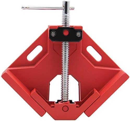 SAND MINE 90 Degree Corner Clamp, Corner Clamp Adjustable Vise for Wood-working, Engineering, Welding, Carpenter, Photo Framing (Red)