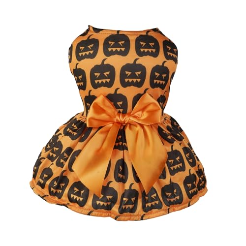 Disfraz de calabaza y calavera para perro talla L