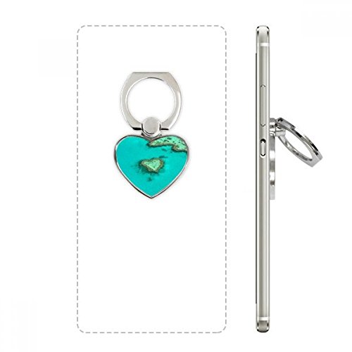 Anillo de teléfono celular con diseño de océano y forma de corazón DIYthinker