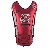 Mochila De Hidratação Vermelha Térmica Com Reservatório De 2 Litros Para Bike