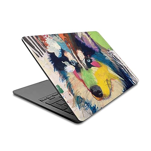 Peau autocollante MacBook Air 13.6 anti rayure design Husky