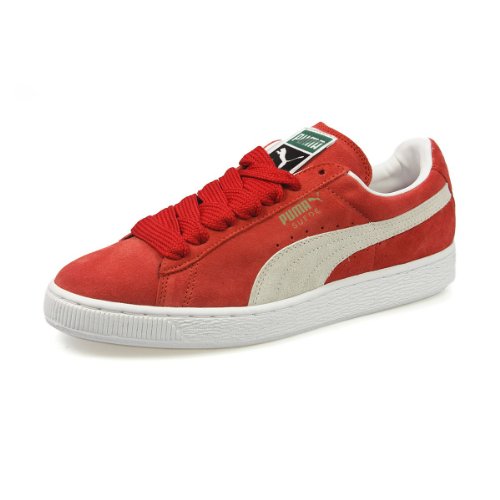 Image of Puma Suede Classic Sneaker,Team Regal Red /White,11.5 M US Women's /10 M US Men's
