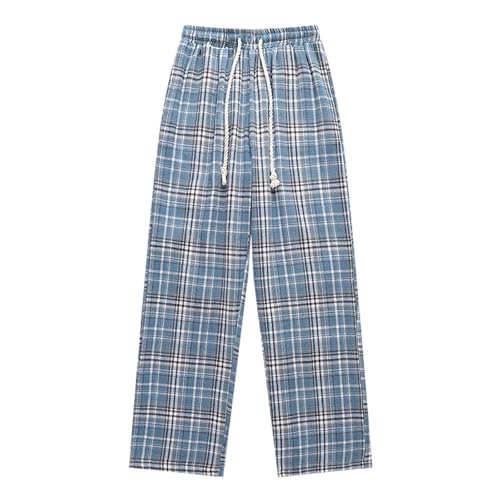 Jogging homme en lin blanc coupe droite multipoches