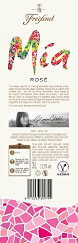 Freixenet Mia Rosado Bag-in-Box (1 x 3,0 l) Spanischer Roséwein in Großpackung; halbtrocken; jugendlich lebendig und fruchtig-frisch im Geschmack; zu Meeresfrüchten, Fisch