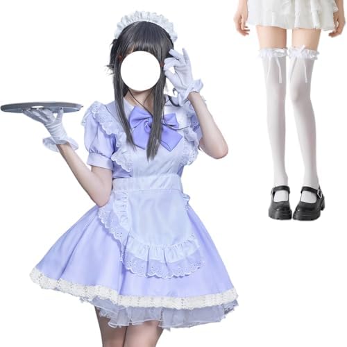 Amazon.co.jp: [AOTYP] メイド服 コスプレ コンカフェ メイド レース