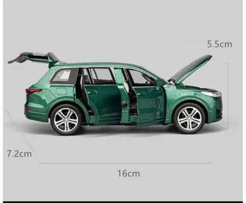 Image of Leading Ideal One EV Diecast 1:32 Scale Model Alloy Metal Pull Back Toy car for Kids with Openable Doors & Light, Music Toy Vehicle for Kids [Colors as Per Stock] (1:32 Leading Ideal One)