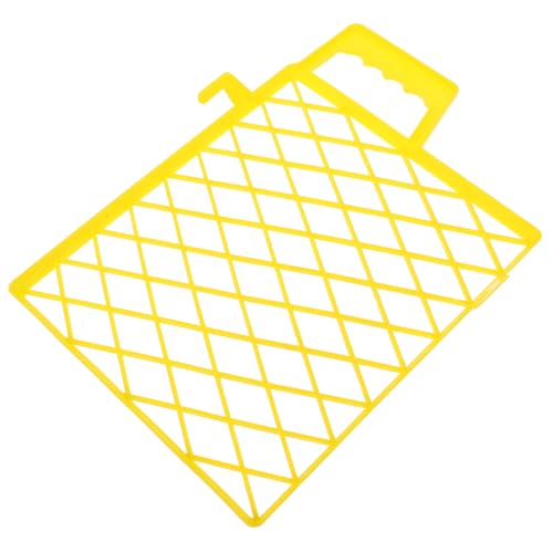 MAGICLULU Plastic Paint Tray Grid Pad Paint Bucket Mesh Screen Filter Divider for DIY Painting Supplies with 7-inch Plastic Mesh Pad Suitable for Home Improvement and Professional Use