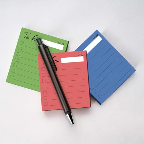 450 Blätter Haftnotizen, To Do Listen Block, Sticky Notes, Haftnotizen Klebezettel, Notizblöcke Linierte Notizzettel für Planer Erinnerung Büro Zuhause Schule Zubehör