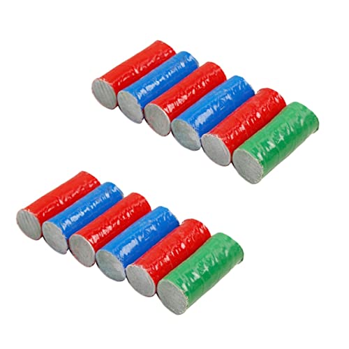 KOMBIUDA Stainless Steel Cleaning Brush Stick 12pcs for Kitchenware Sink Oil Stains Random Color