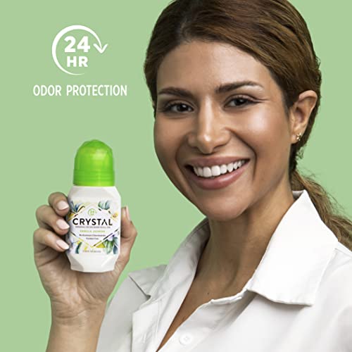 Crystal Mineral Deodorant Roll-On, Vanilla Jasmine, 2.25 Fl Oz #TOP2