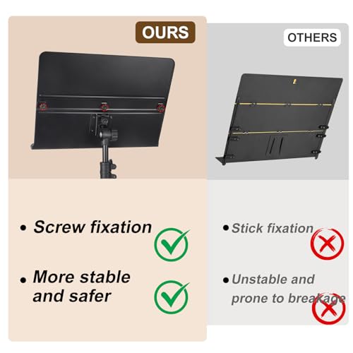 Image of Music Stand, Folding Music Stand Portable Music Stand For Sheet Music