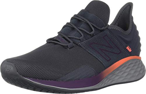 New Balance Men's Fresh Foam Roav V1 Sneaker, Magnet/Dark Currant, 17 W US