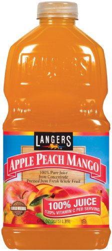 Langers 100% Juice With Vitamin C, Apple Peach Mango, 64 Ounce (Pack Of 8) #TOP23