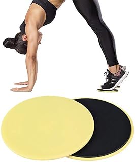 Fitness Core Slider Exercises Slide Slices Sports Full Body Training for Home, Sporty Conditioning 2PCs Rosa ABS (#1) (#2) (#3)