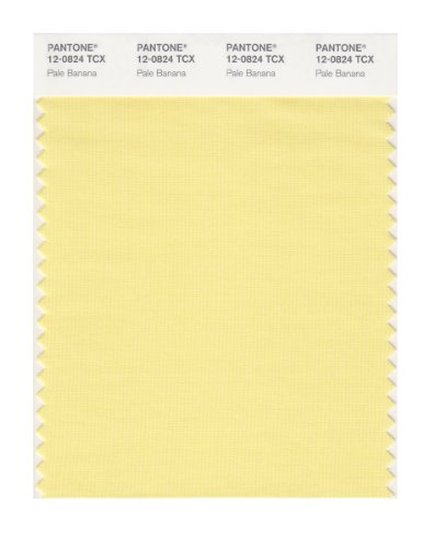 PANTONE Smart 12-0824X Color Swatch Card, Pale Banana