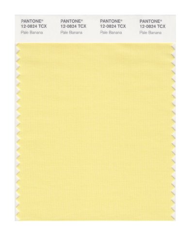 PANTONE Smart 12-0824X Color Swatch Card, Pale Banana