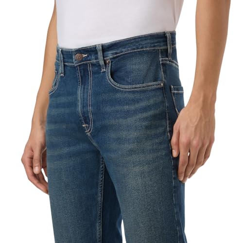 Image of Pepe Jeans Men's Straight Fit Jeans|Mid Rise |Stretchable Fabric| Jeans for Men | Available in Plus Size