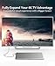 6.6FT USB to HDMI Adapter Cable, USB to HDMI Male 1080P HD Monitor Display Audio Video Converter Cable Cord