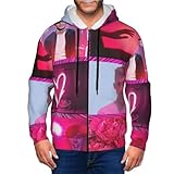 PEWWEBFDFH Troye Music Sivan Men's Full-Zip Hoodies Long Sleeve Sweatshirt Drawstring Graphic With Pocket Large Black