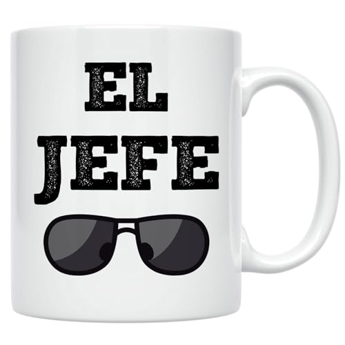Casitika Mug Idea for Boss. El Jefe 11 oz Coffee Mug.