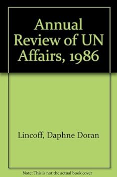 Hardcover Annual Review of UN Affairs, 1986 Book