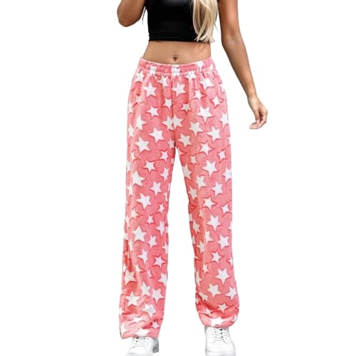 Pantalon de pyjama en polaire pour femme WWricotta ample