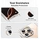 caslord Handyband kompatibel mit iPhone 16 Pro, Necklace Hülle mit Bands Handyhülle für zum Umhängen, Transparent Case mit Handykordel,Stoßfeste Schutzhülle zum Umhängen Kordel,Golden