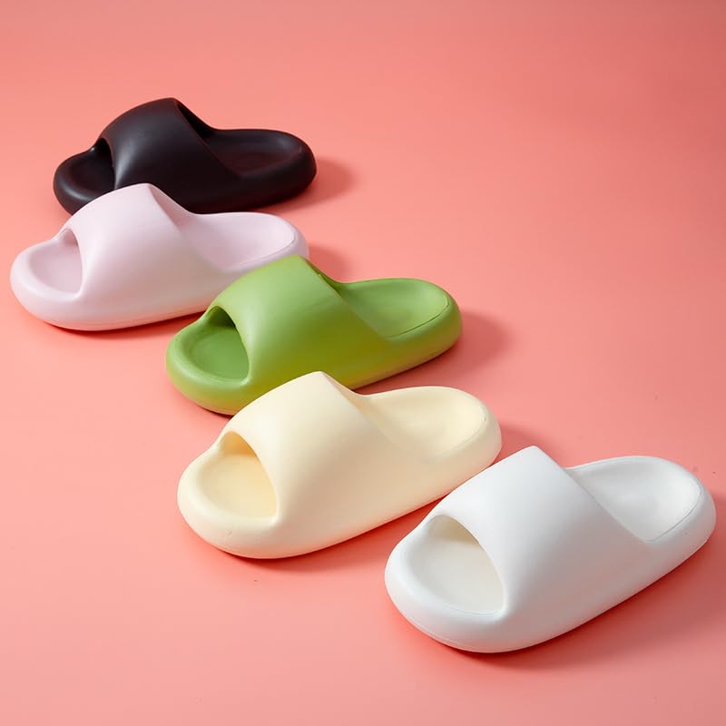 Geerta Cloud Slippers Slides for Women and Men, Indoor Bathroom Shower Shoes Sandals, Ultimate Comfort, Lightweight, Thick Sole, Non-Slip, Easy to Clean4