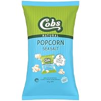 Cobs Natural Sea Salt Popcorn Sea Salt Popcorn 65g, 5 Pack