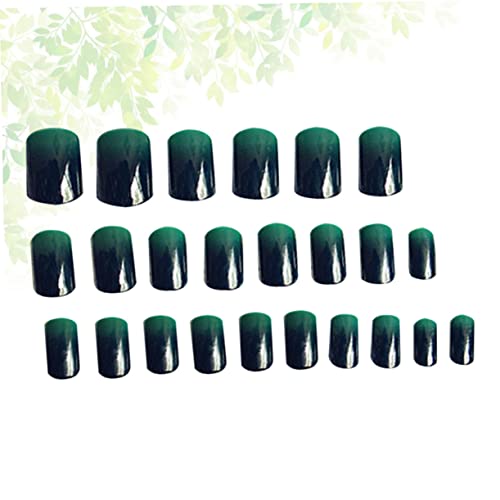 FOMIYES 48 Pçs Unhas Postiças Cobertura Completa Unhas Falsas Unhas Falsas Cola De Unhas Acrílicas P