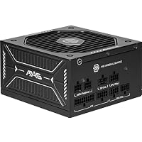 MSI MAG A650GLS PCIE5 Netzteil, 650W, 80 Plus Gold, ATX 3.1, PCIe 5.1 GPU Unterstützung, Native 12V-2x6, Zweifarbiger 12V-2x6 Anschluss, ATX PSU, Modulare Kabel – Ansicht 1