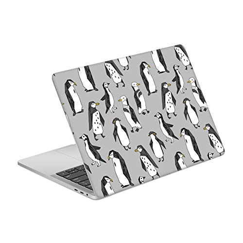 Skin MacBook Pro 13.3 A1708 Andrea Lauren design pingouins gris en vinyle